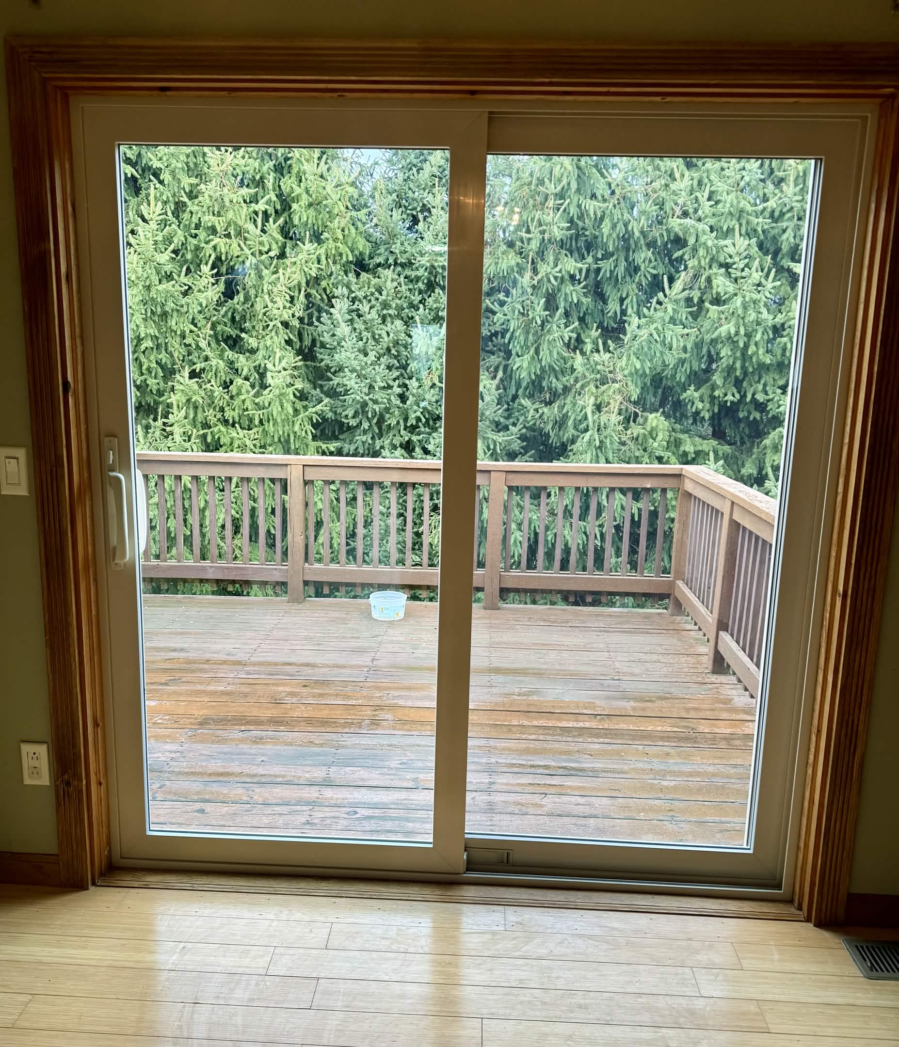 Craftline Exterior Work - Gliding Patio Door to Deck