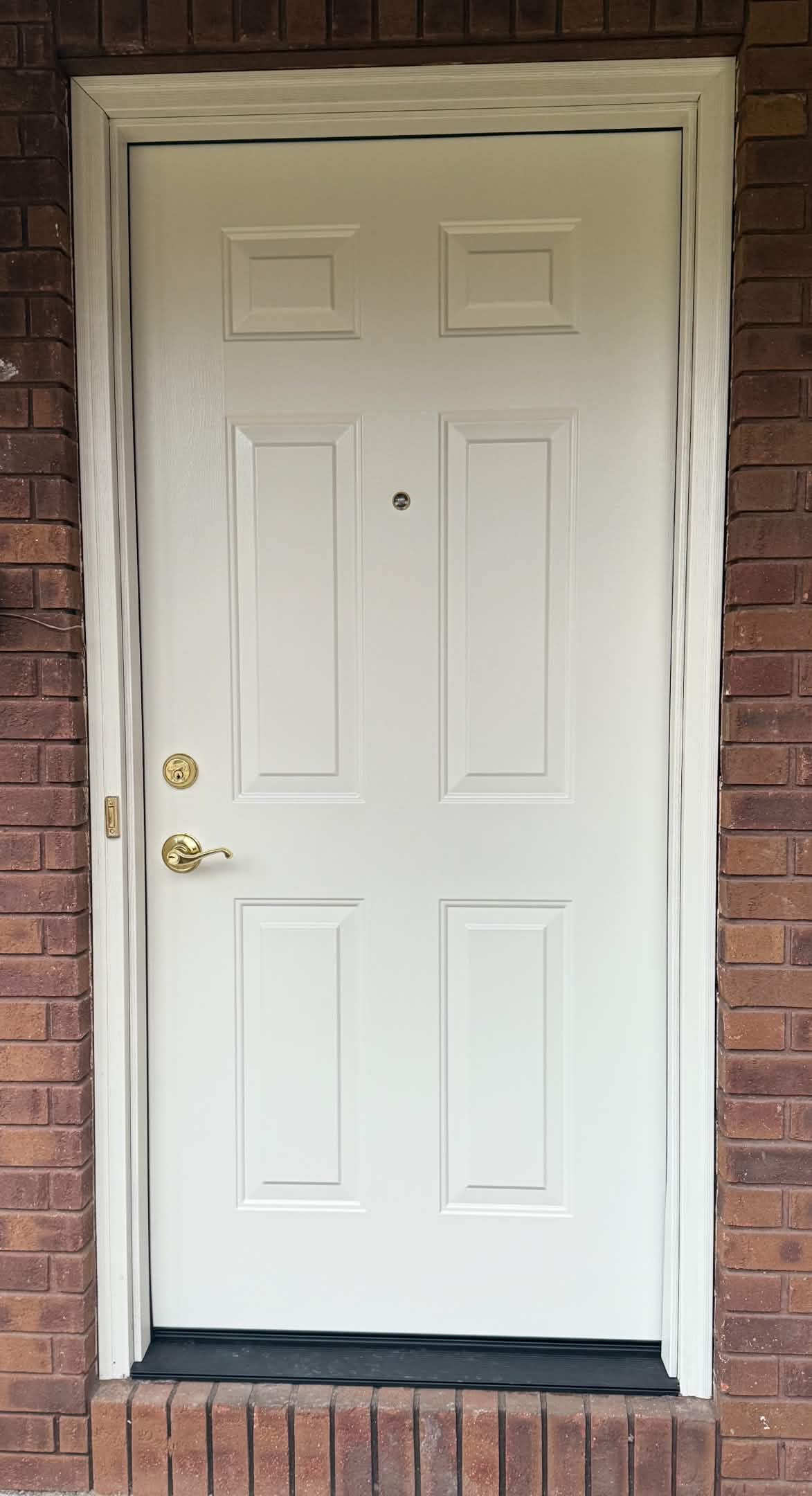 Craftline Exterior Work - Classic White Entry Door with Hardware